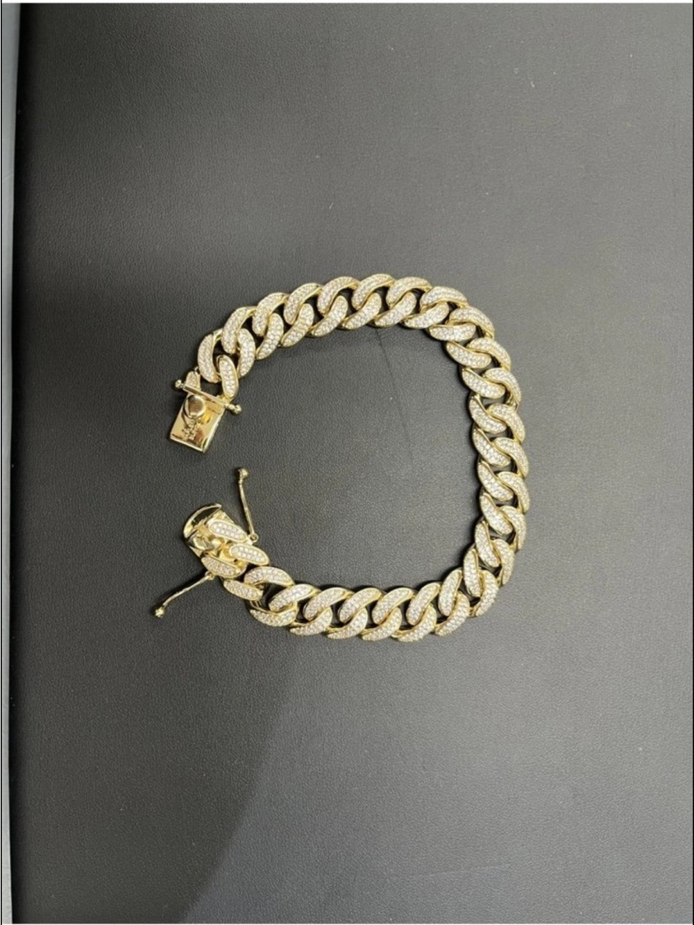 Harlem Bling Iced Out Cuban Link Bracelet